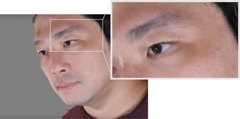 High-resolution Facial Model - Portrait Photography (768x380), Png Download