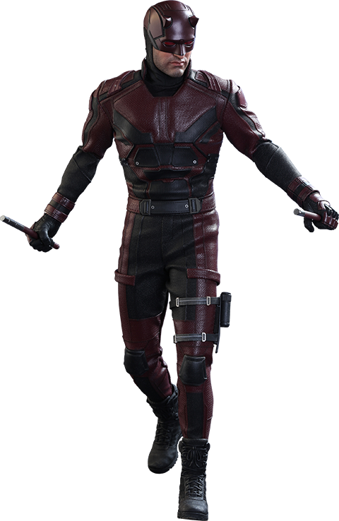 Daredevil Action Figure Marvel Daredevil Hot Toys Full Size Png Download Seekpng