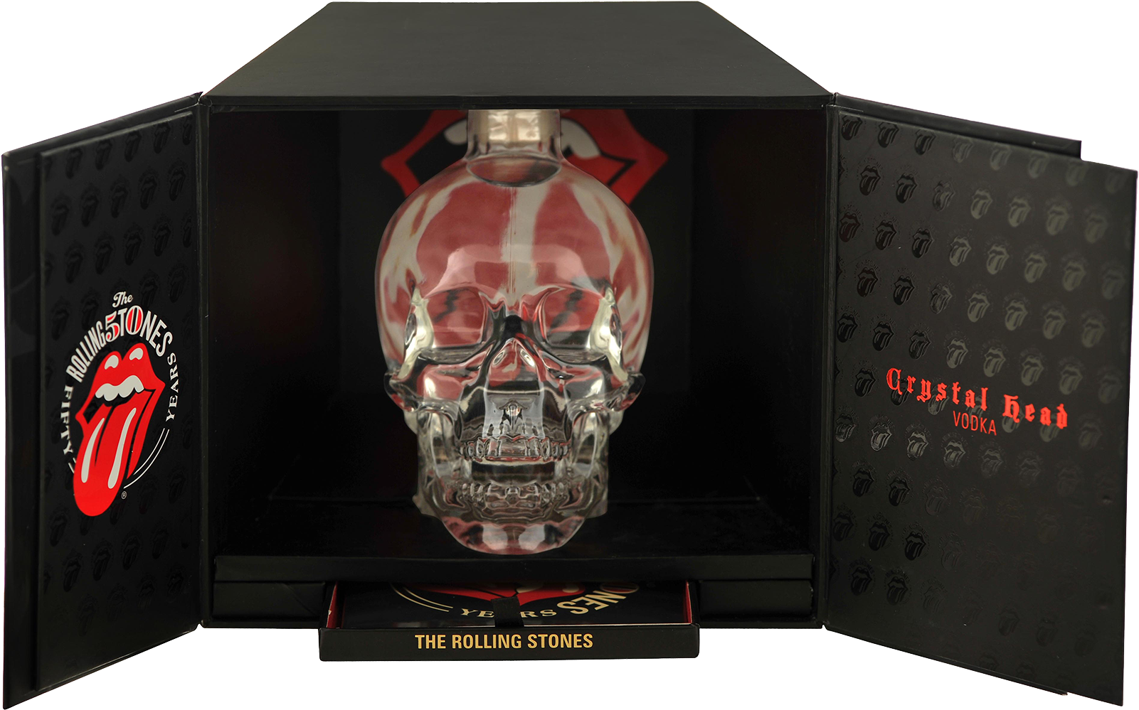 Crystal Head Rolling Stones Vodka Gift Pack 700ml - Skull (1600x2000), Png Download