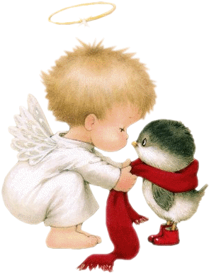 Christmas Angels Ruth Morehead - Angel (340x422), Png Download