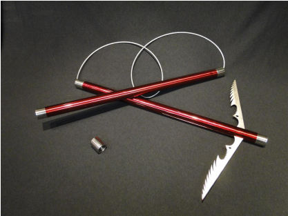 Daredevil Clubs From The New Netflix Tv Series - Clothes Hanger (518x518), Png Download