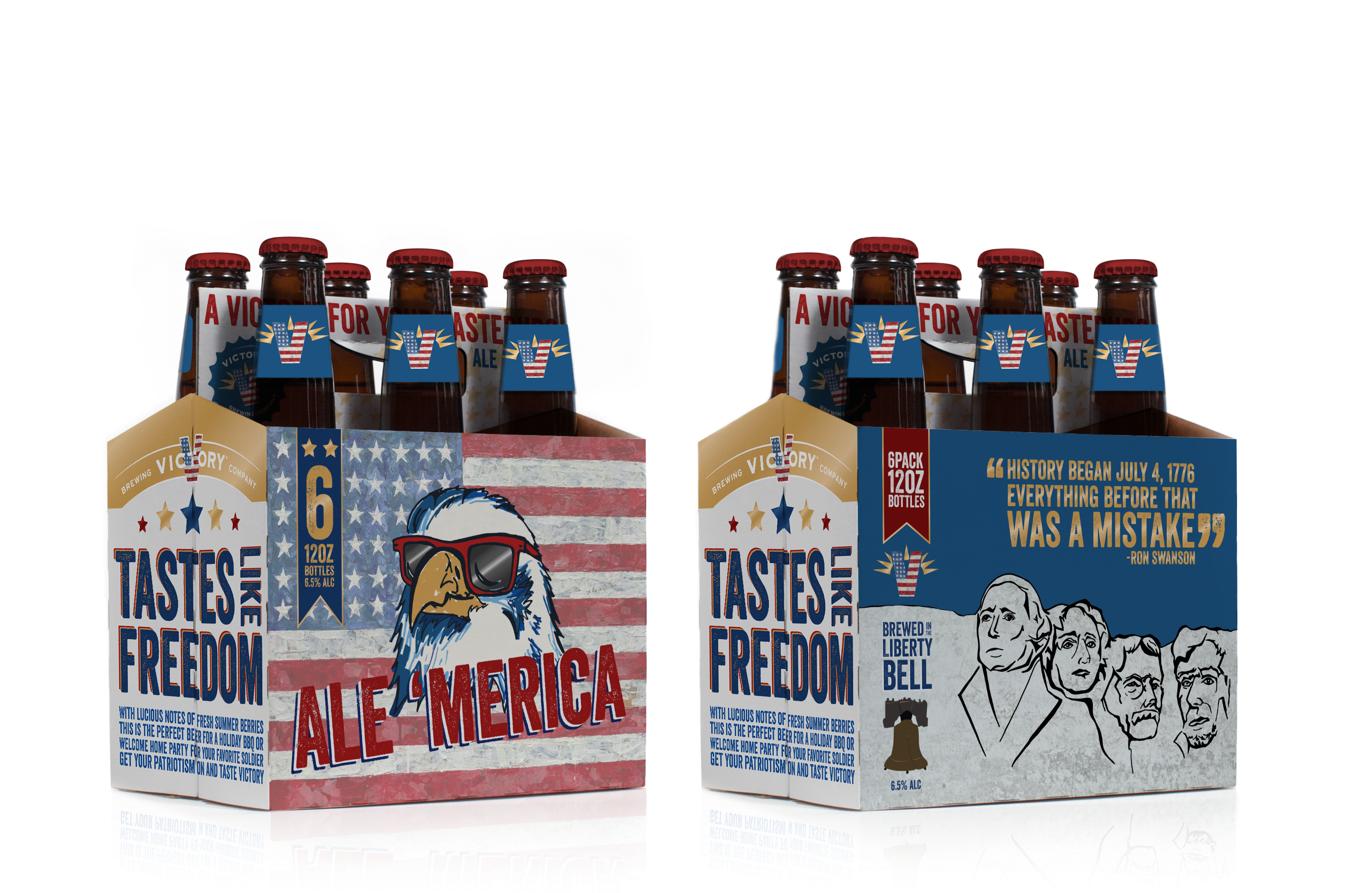 Alemerica 6packcarriers Mock-up No Background - Glass Bottle (3250x2221), Png Download