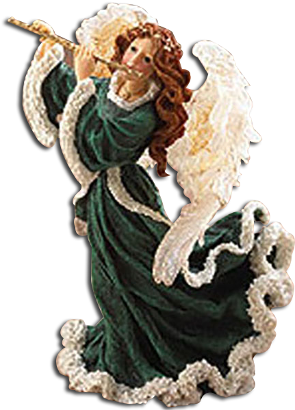 Boyds Charming Angel Celine The Christmas Angel Of - Angels With Flute (444x600), Png Download