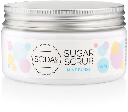 Mint Burst Sugar Scrub 225g - Soda & Co Orange Splash Body Scrub (600x600), Png Download