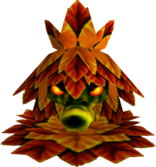 Mad Scrub - Oot Deku Scrub (549x589), Png Download