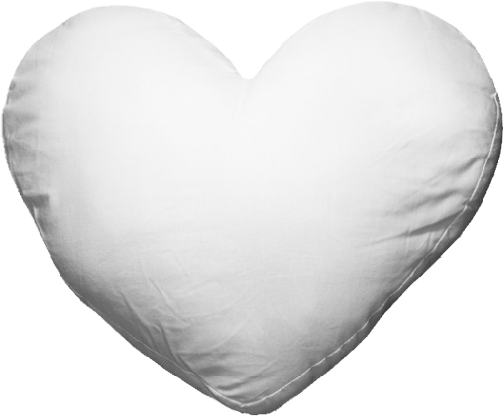 Heart Pillow White Heart Pillow Png (1200x1200), Png Download