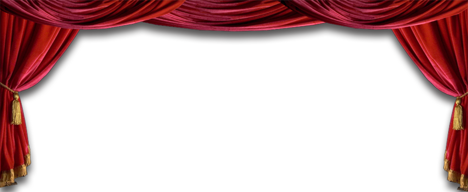 Theater Curtain Png Curtain Design Lajada - Stage Curtain Design Png (962x396), Png Download