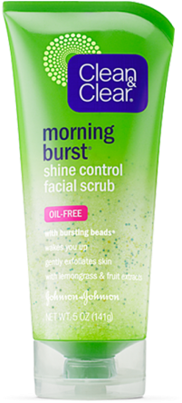 Morning Burst® Shine Control Scrub - Clean & Clear Morning Burst Shine Control Facial (430x514), Png Download
