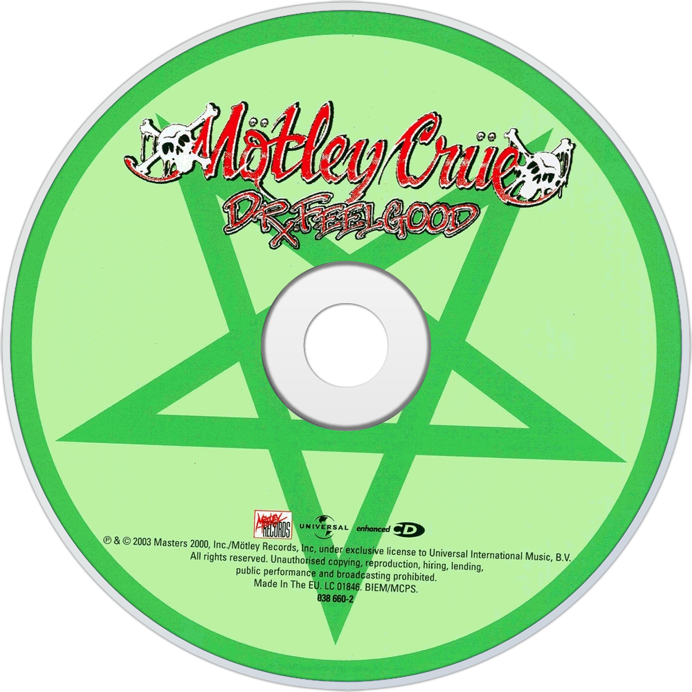 Mötley Crüe Dr - Motley Crue Dr Feelgood Cd (1000x1000), Png Download