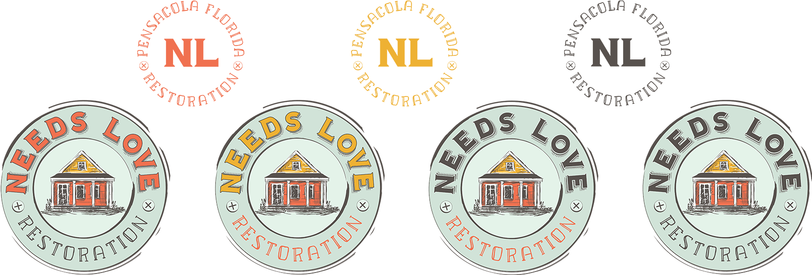 Needs Love Restoration Logo Variations - Label (1665x600), Png Download