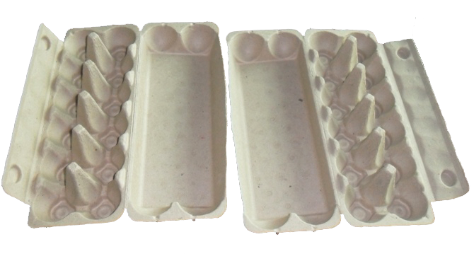 4 Faces Rotary Pulp Moulded Machinery Energy Saving - Egg Carton (670x369), Png Download