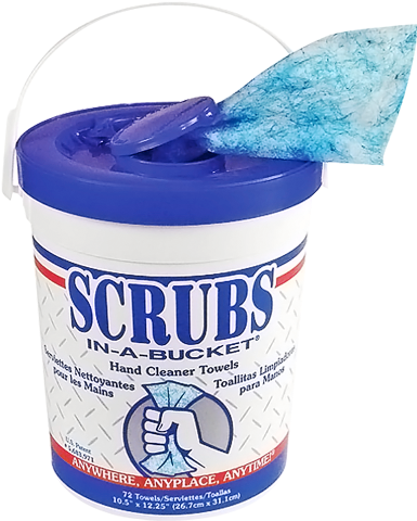 Scrubs Bucket - Scrubs In-a-bucket - 72 Ct - Scrubs (606x606), Png Download