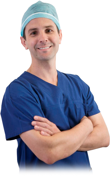 Dr Avery In Scrubs Newcastle Plastic Surgeon - Surgeon (500x750), Png Download