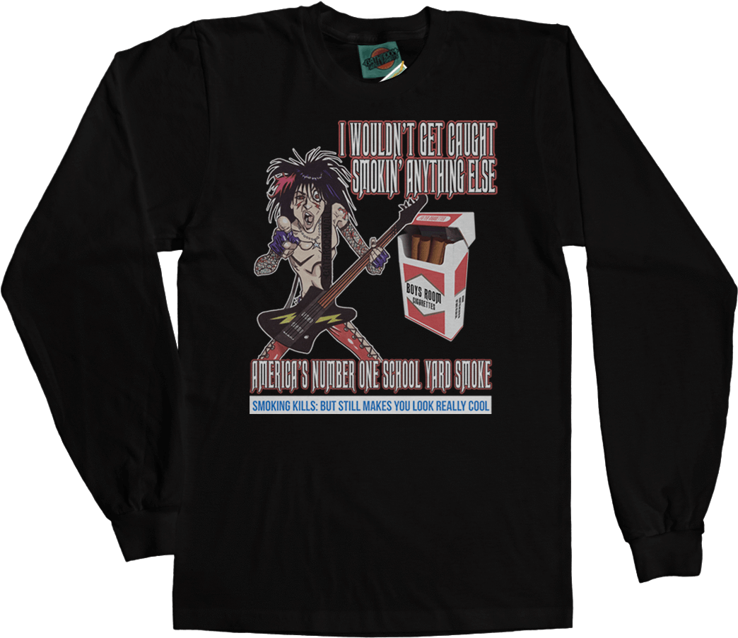 Motley Crue Smokin In The Boys Room Inspired T-shirt - Saint Alfonso Pancake Breakfast Frank Zappa (1134x945), Png Download