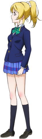 Eli Profile - Eli Ayase (282x520), Png Download