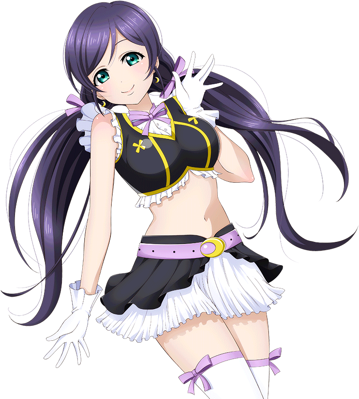 Yazawa Nico - Lovelive School Idol Festival Official Illustration (1024x1024), Png Download
