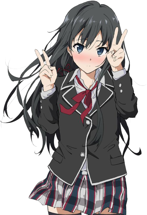Yukino Oregairu Png (500x740), Png Download