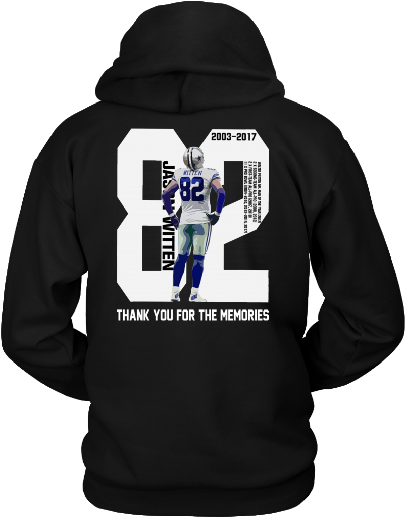 Jason Witten Thank You For The Memories Shirt - Thank You Jason Witten (1024x1024), Png Download
