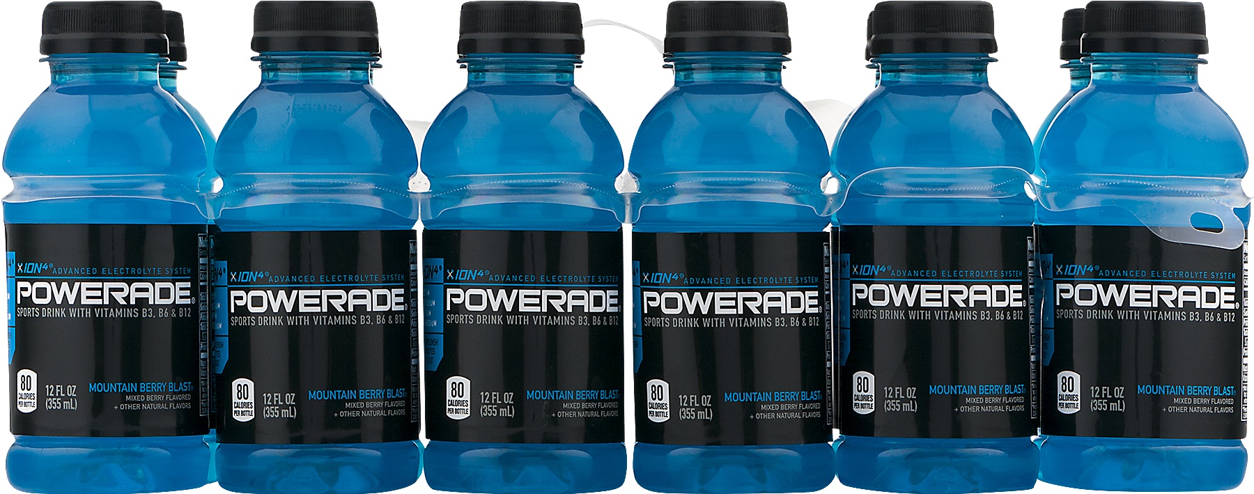 Powerade Ion4 Sports Drink Mountain Berry Blast (1800x1800), Png Download
