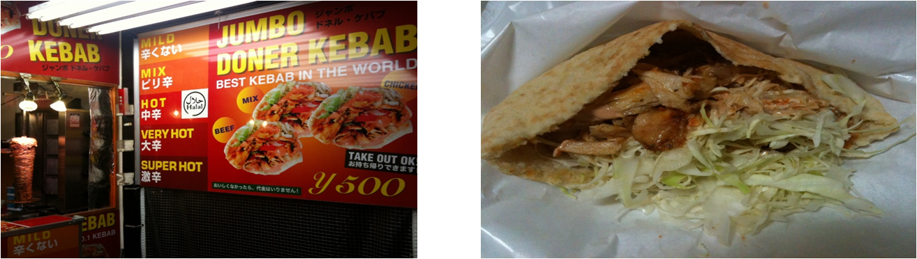 Jumbo Doner Kebab On Ameyoko Shopping Street Has Its - Jumbo Doner Kebab Ueno (1314x372), Png Download