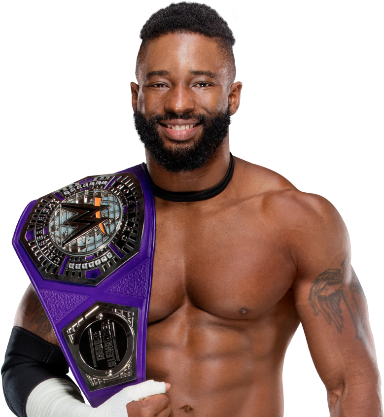 Cedric Alexander Cruiserweight Champion Render - Wwe Cruiserweight Cedric Alexander (1200x849), Png Download