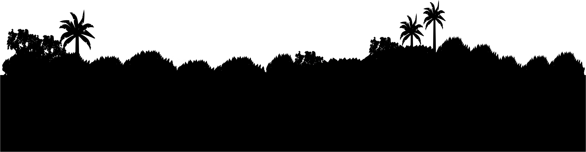 Big Image - Silhouette (2360x613), Png Download