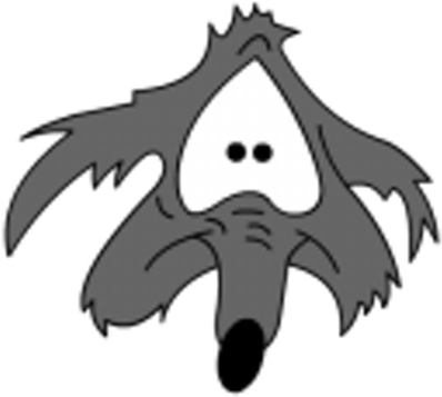 Wile E - Coyote - Villain Looney Tunes Characters (400x400), Png Download