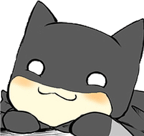 Tumblr Mqd15idknp1reu7dvo1 500 - Cute Batman (500x503), Png Download