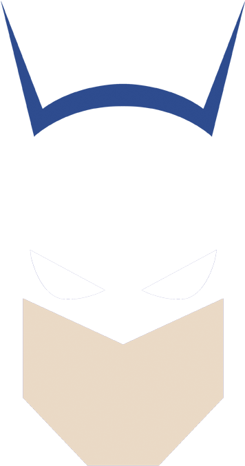 Batman Bat Head Youth T Shirt - Emblem (792x702), Png Download