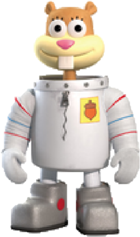 Sandy Cheeks - Robot Sandy Cheeks (307x480), Png Download