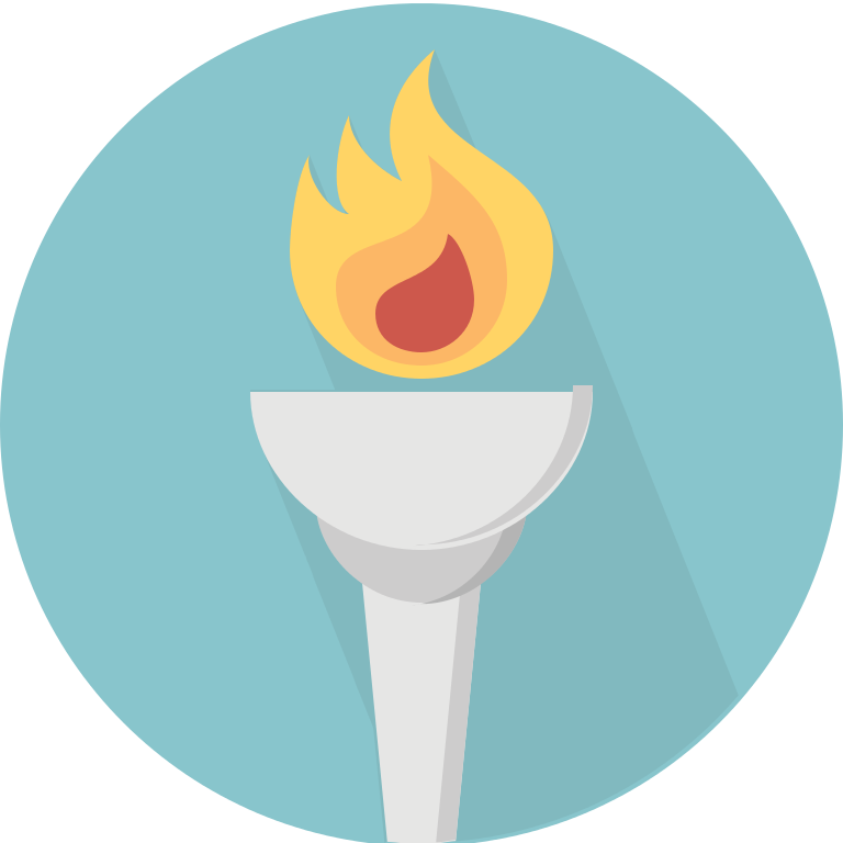Creative Tail Objects Torch - Torch Icon Png (768x768), Png Download