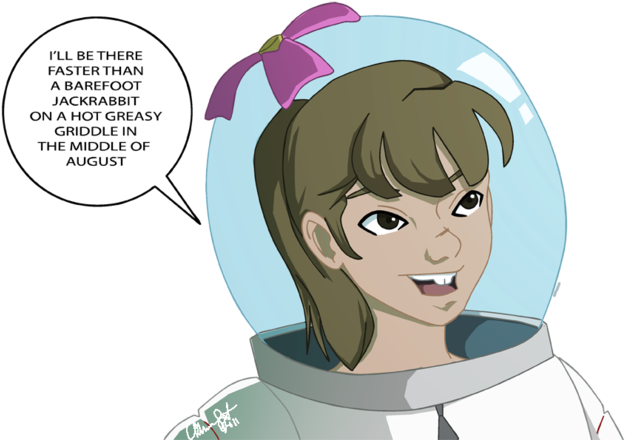 Sandy Cheeks Human (640x479), Png Download