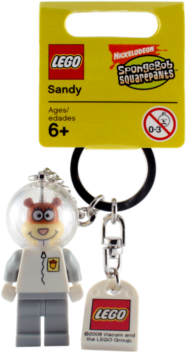 Lego Sandy Spacesuit Keychain - Lego Sandy Cheeks Keychain (700x700), Png Download