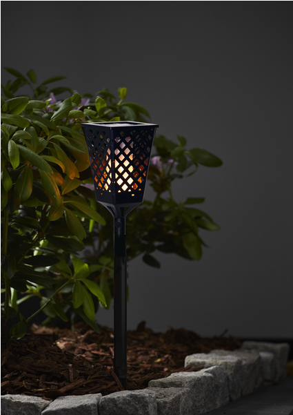 Solar Torch Flame - Fackla Solceller (600x600), Png Download