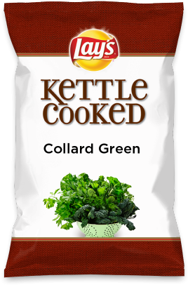 Wouldn't Collard Green Be Yummy As A Chip Lay's Do - Lays Kettle Cooked Potato Chips, Creamy Mediterranean (308x423), Png Download