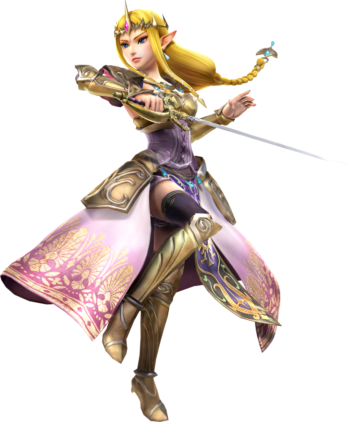 Legend Of Zelda Hyrule Warriors Zelda (1200x1397), Png Download