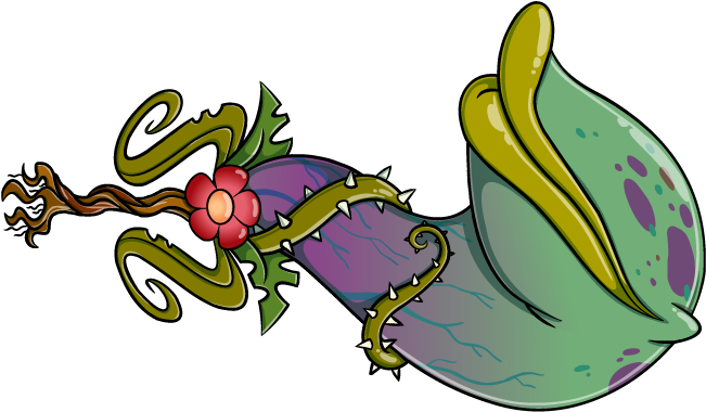 Carnivorous Plant Magisword (768x404), Png Download