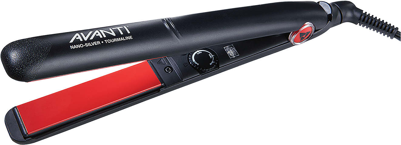 Ultra Nano-silver 1 Inch Flat Iron - Hair Straightener Laser Ion (1600x1600), Png Download