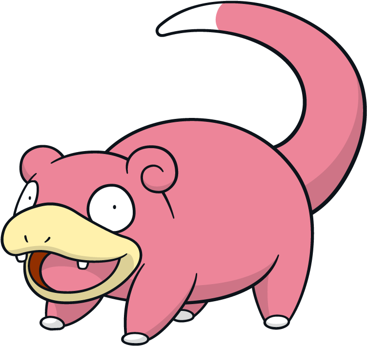 Slowpoke Pokemon Character Vector Art - Slowpoke Pokemon (800x800), Png Download