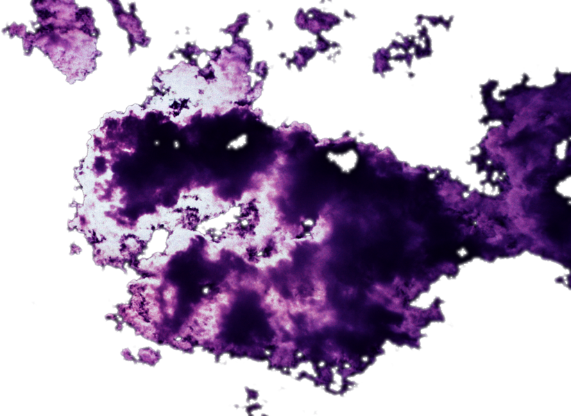 Purple Clouds - Purple Smoke Cloud Png (823x600), Png Download