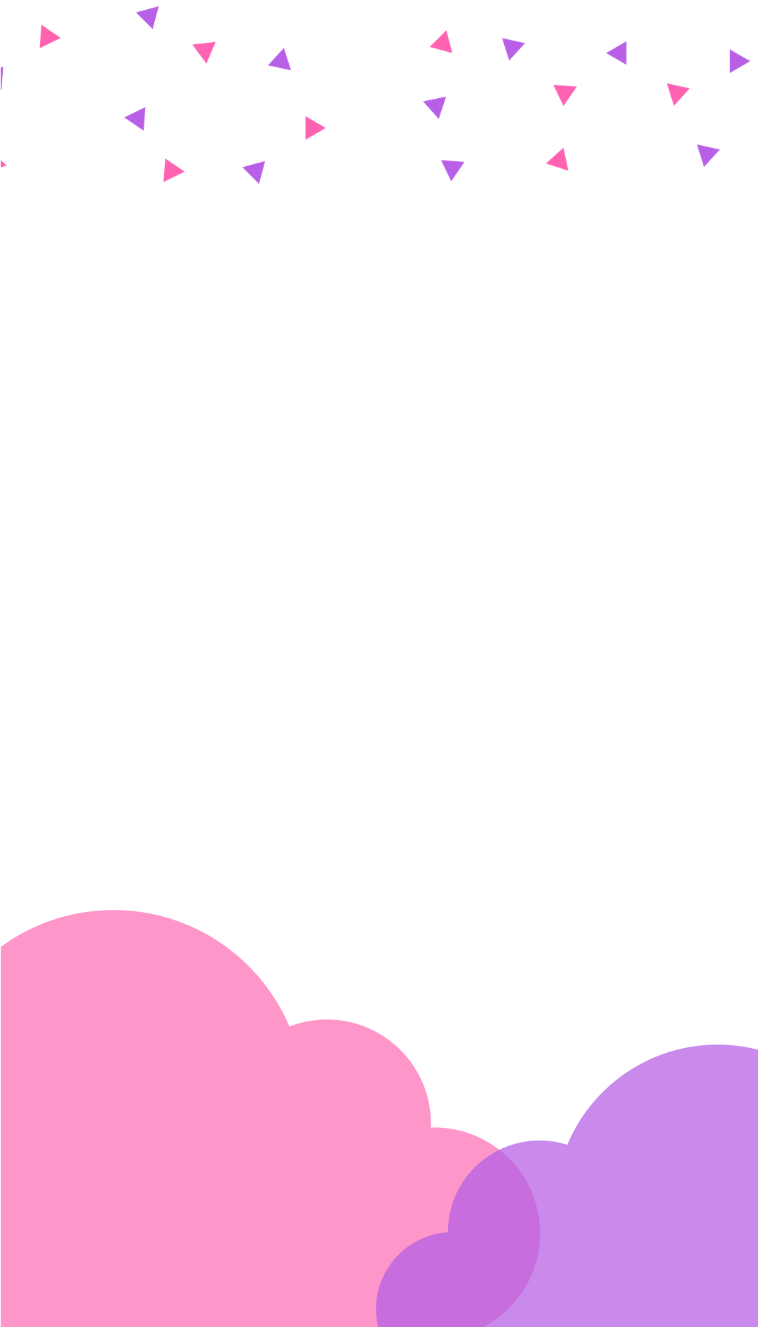 Happy Birthday Clouds - Illustration (1080x1920), Png Download