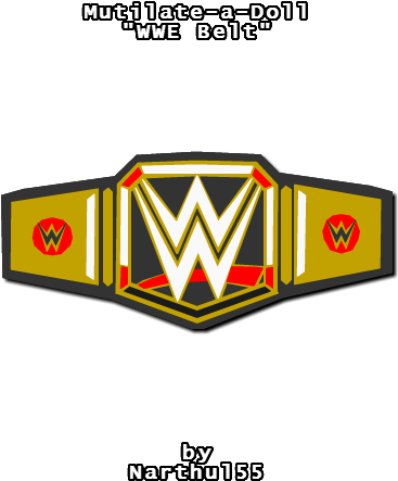 Wrestling Wwe Red Universal Championship Toy Title (450x450), Png Download