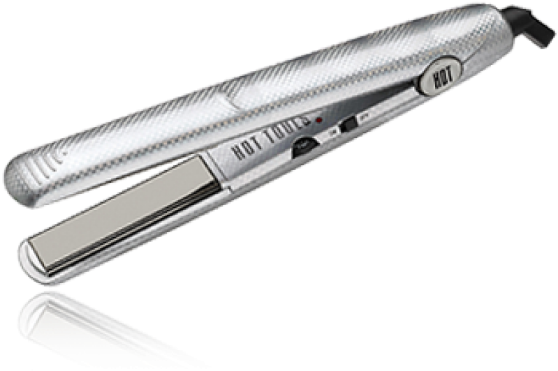 More Views - Hot Tools Htp11 Holographic Salon Flat Iron Silver (800x800), Png Download