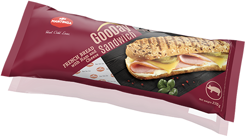 French Bread Sandwich With Ham And Cheese - Junk Food (500x500), Png Download