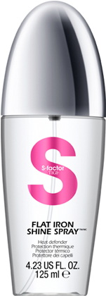 Flat Iron Shine Spray - Tigi S-factor Flat Iron Shine Spray (125ml) (360x720), Png Download