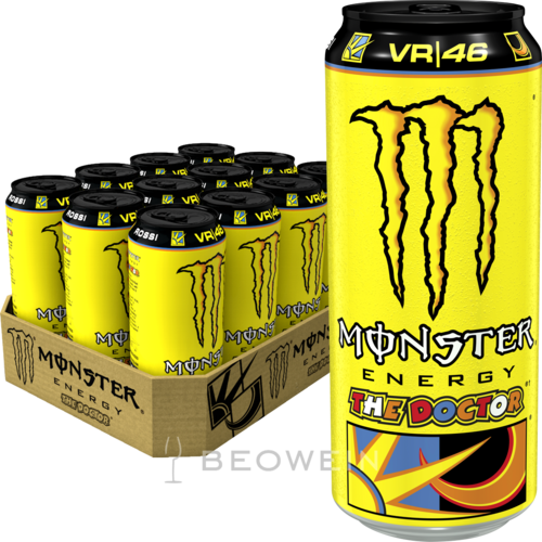 Monster Energy The Doctor 12x0,5 L - Monster Energy The Doctor (500x500), Png Download