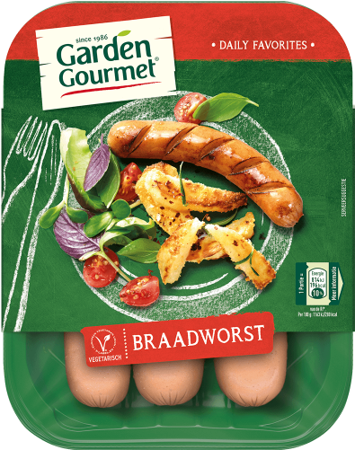 Garden Gourmet Bratwurst - Garden Gourmet Braadworst (500x500), Png Download
