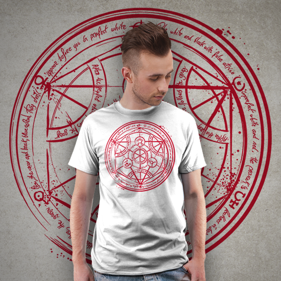 Transmutation Circle - Dragon Ball Z Othertees (550x550), Png Download