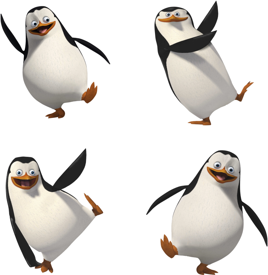 Best Of Penguin Clip Art Linux Free Images - Penguin Madagascar Png (955x989), Png Download