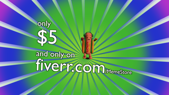 Create A Snapchat Dancing Hot Dog Meme Video - Dancing Hot Dog (680x383), Png Download